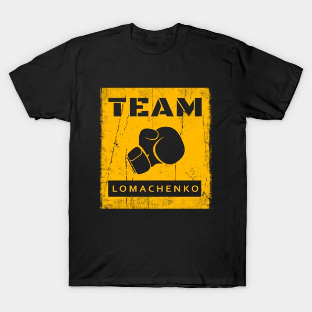 Team Lomachenko Fans T-Shirt by Yasna